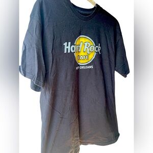 Hard Rock Cafe New Orleans size XL black, logo tshirt,SS,graphic tshirt